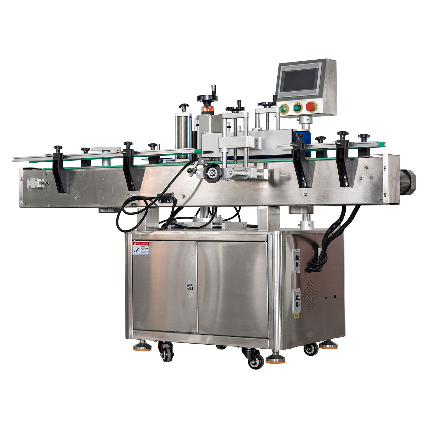 全自動搓滾圓瓶貼標(biāo)機(jī)